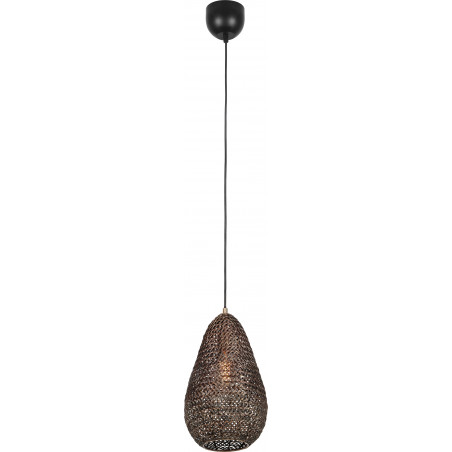Lampa wisząca orientalna Ziva 23cm patyna Trio