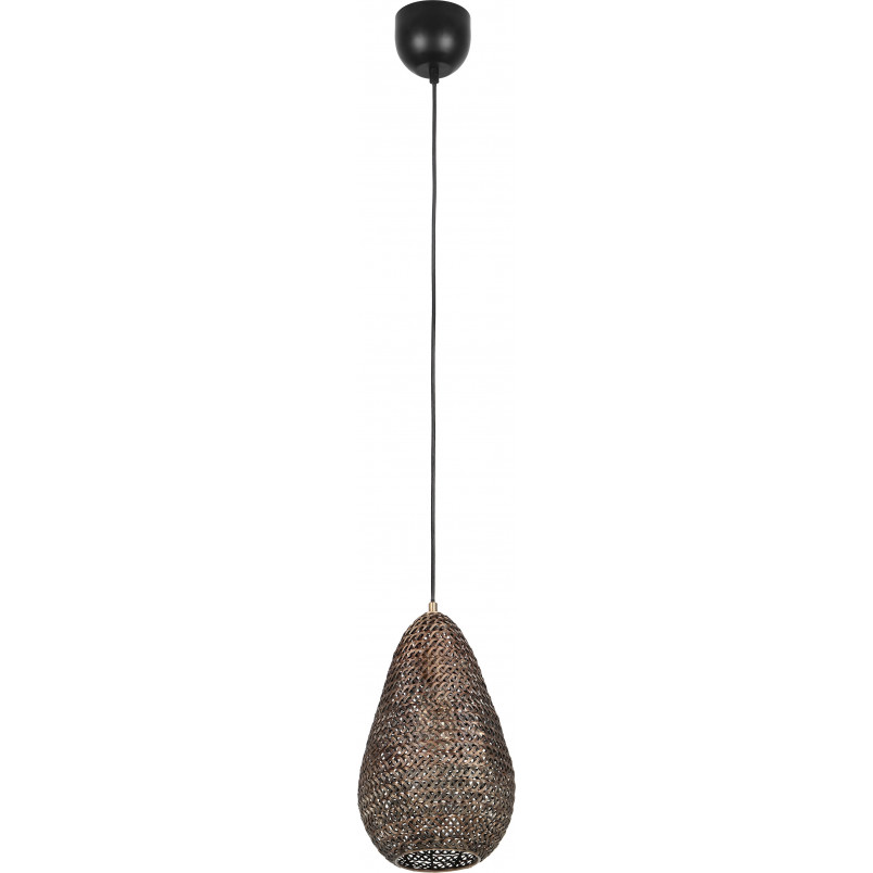 Lampa wisząca orientalna Ziva 23cm patyna Trio
