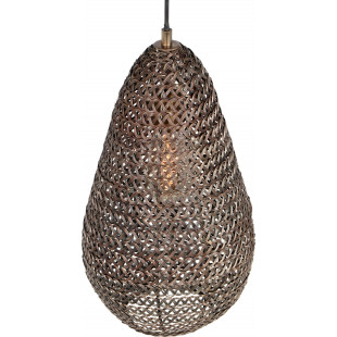 Lampa wisząca orientalna Ziva 23cm patyna Trio