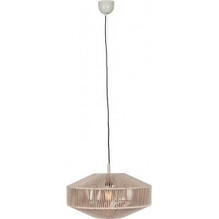Lampa wisząca sznurkowa japandi Svea 46cm kremowa Trio