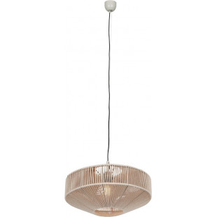 Lampa wisząca sznurkowa japandi Svea 46cm kremowa Trio