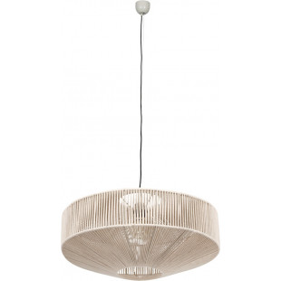 Lampa wisząca sznurkowa japandi Svea 61cm kremowa Trio