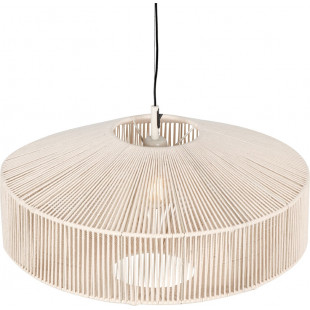 Lampa wisząca sznurkowa japandi Svea 61cm kremowa Trio