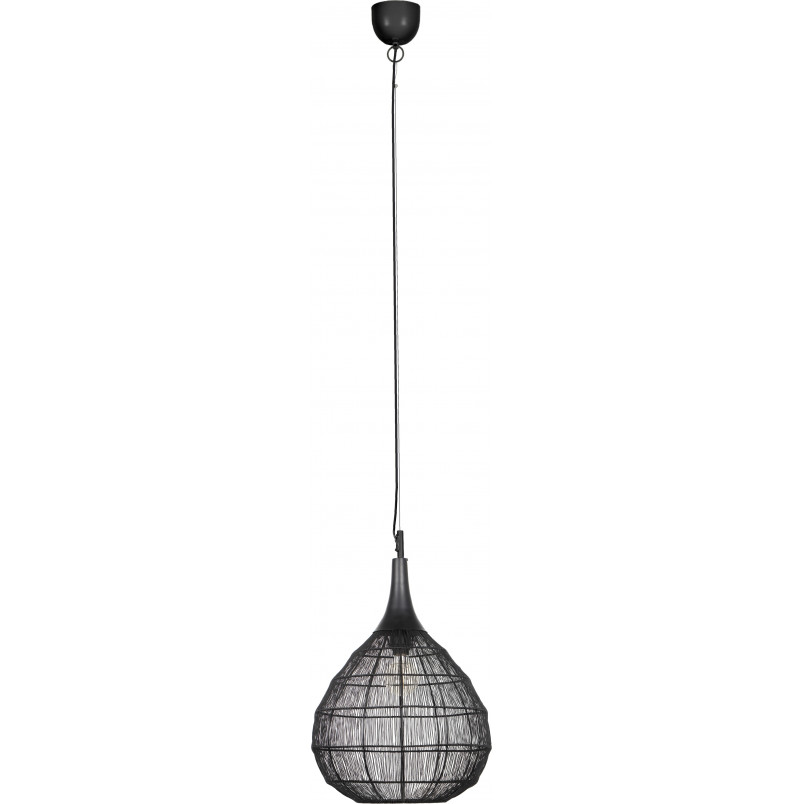 Lampa wisząca orientalna Soraya 42cm czarna Trio