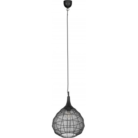 Lampa wisząca orientalna Soraya 42cm czarna Trio