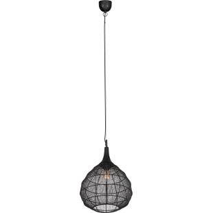 Lampa wisząca orientalna Soraya 42cm czarna Trio