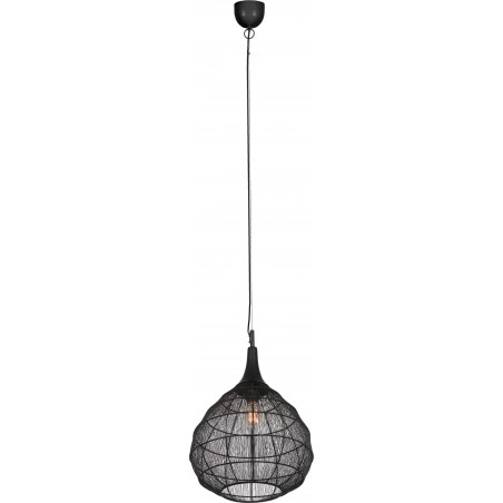 Lampa wisząca orientalna Soraya 42cm czarna Trio