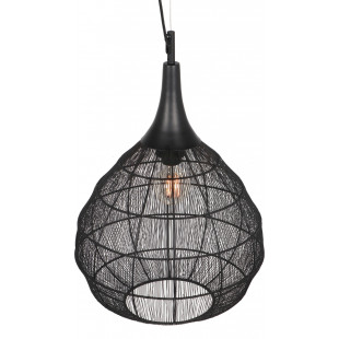 Lampa wisząca orientalna Soraya 42cm czarna Trio