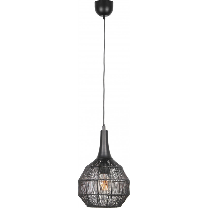 Lampa wisząca orientalna Soraya 26cm czarna Trio