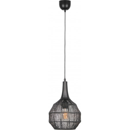 Lampa wisząca orientalna Soraya 26cm czarna Trio