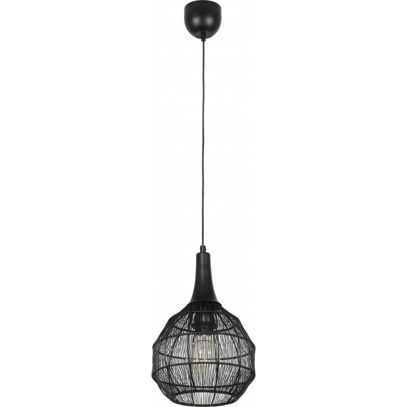 Lampa wisząca orientalna Soraya 26cm czarna Trio