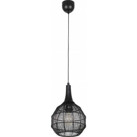 Lampa wisząca orientalna Soraya 26cm czarna Trio