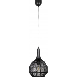 Lampa wisząca orientalna Soraya 26cm czarna Trio