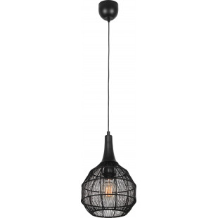 Lampa wisząca orientalna Soraya 26cm czarna Trio