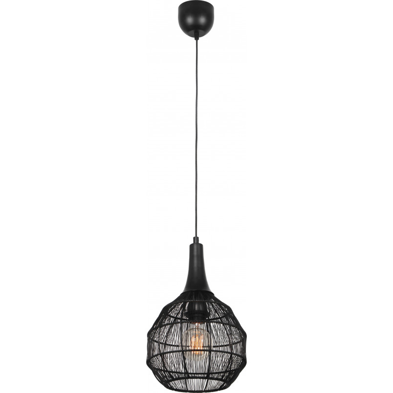 Lampa wisząca orientalna Soraya 26cm czarna Trio