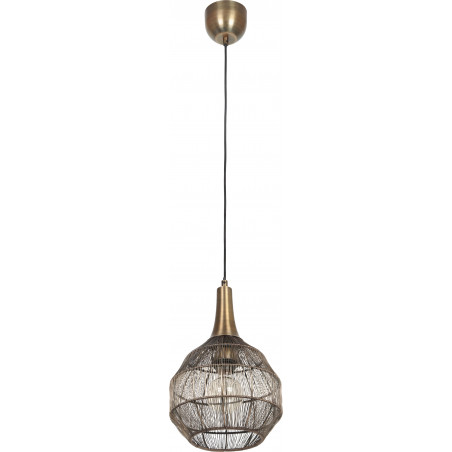 Lampa wisząca orientalna Soraya 26cm patyna Trio