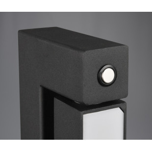 Lampa podłogowa ze ściemniaczem Seeker LED 130cm czarna Trio