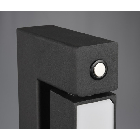 Lampa podłogowa ze ściemniaczem Seeker LED 130cm czarna Trio