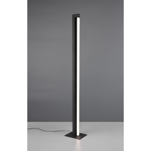 Lampa podłogowa ze ściemniaczem Seeker LED 130cm czarna Trio
