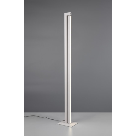 Lampa podłogowa ze ściemniaczem Seeker LED 130cm szara Trio