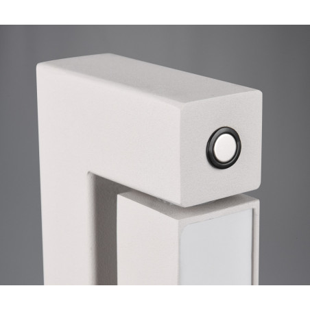 Lampa podłogowa ze ściemniaczem Seeker LED 130cm szara Trio
