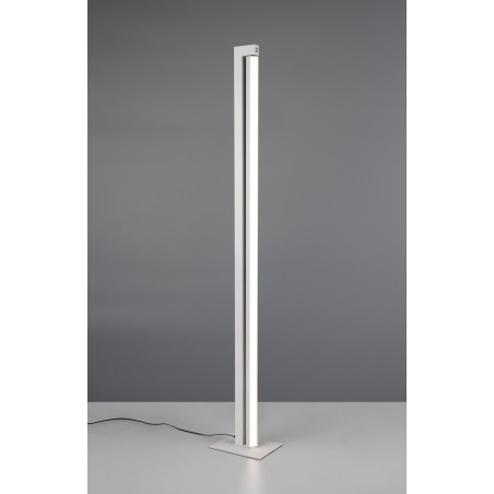 Lampa podłogowa ze ściemniaczem Seeker LED 130cm szara Trio