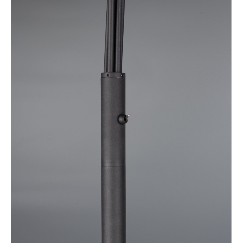 Lampa podłogowa 5 punktowa regulowana Marley 200cm czarna Trio