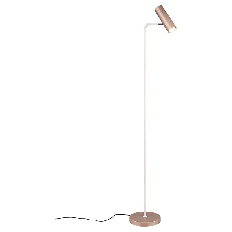 Lampa podłogowa minimalistyczna Marley 151cm brązowa Trio