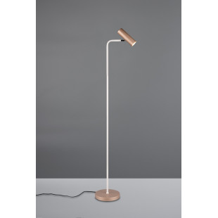 Lampa podłogowa minimalistyczna Marley 151cm brązowa Trio