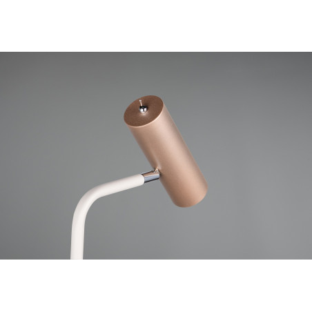 Lampa podłogowa minimalistyczna Marley 151cm brązowa Trio
