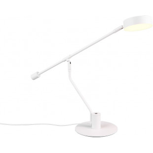 Lampa na biurko ze ściemniaczem dotykowym Manduro LED biała Trio