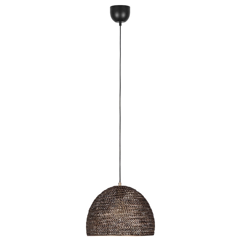 Lampa wisząca orientalna Kamara 35cm patyna Trio