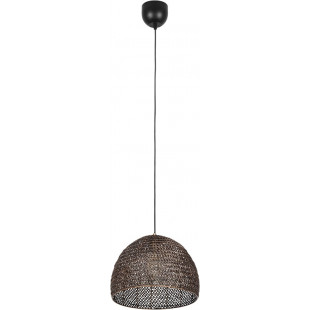 Lampa wisząca orientalna Kamara 35cm patyna Trio
