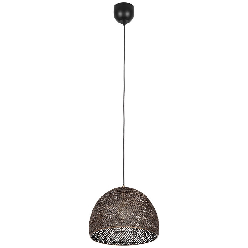 Lampa wisząca orientalna Kamara 35cm patyna Trio
