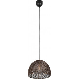 Lampa wisząca orientalna Kamara 35cm patyna Trio