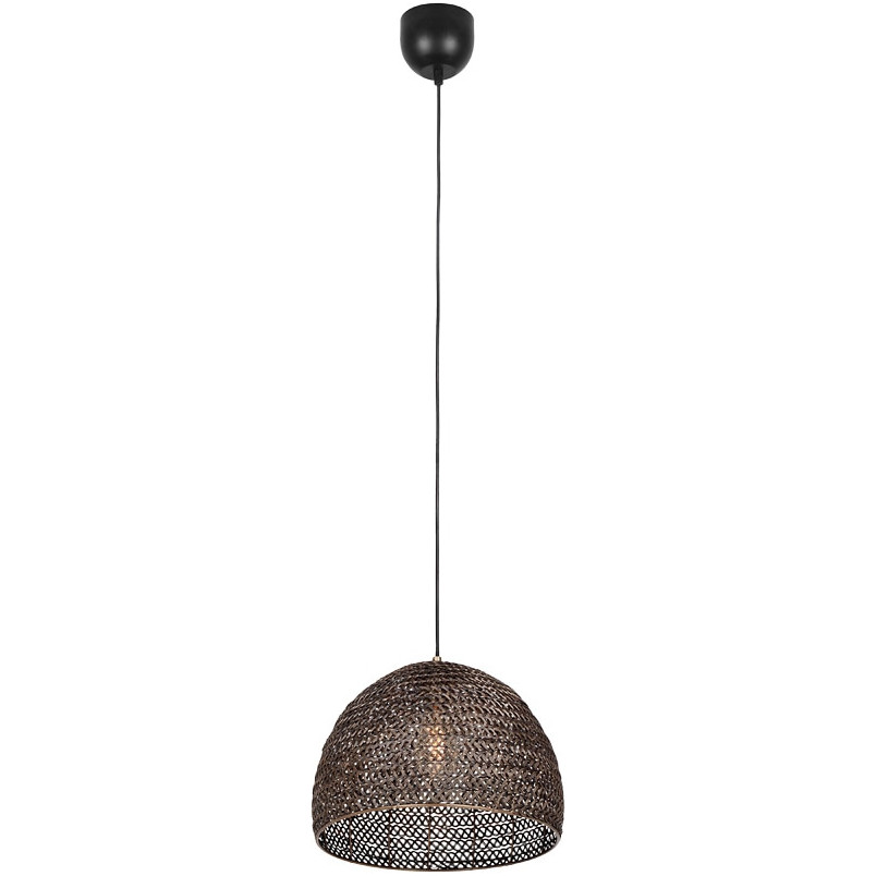 Lampa wisząca orientalna Kamara 35cm patyna Trio