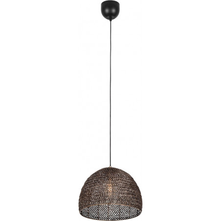Lampa wisząca orientalna Kamara 35cm patyna Trio