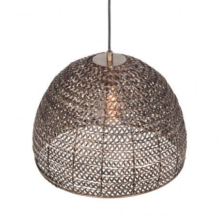 Lampa wisząca orientalna Kamara 35cm patyna Trio