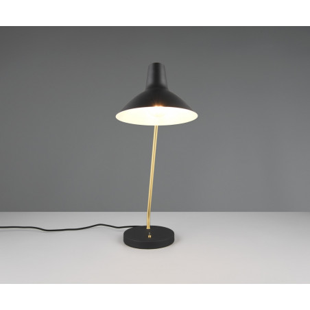 Lampa na biurko Traveller czarna Trio