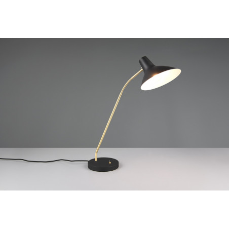 Lampa na biurko Traveller czarna Trio