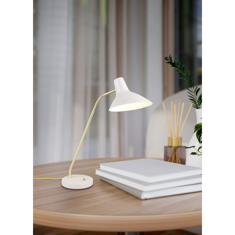 Lampa na biurko Traveller szara Trio