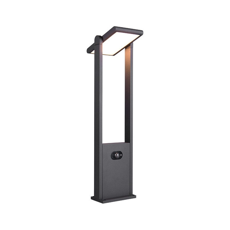Słupek ogrodowy solarny z czujnikiem ruchu i zmierzchu Malawi LED 61cm antracytowy Trio