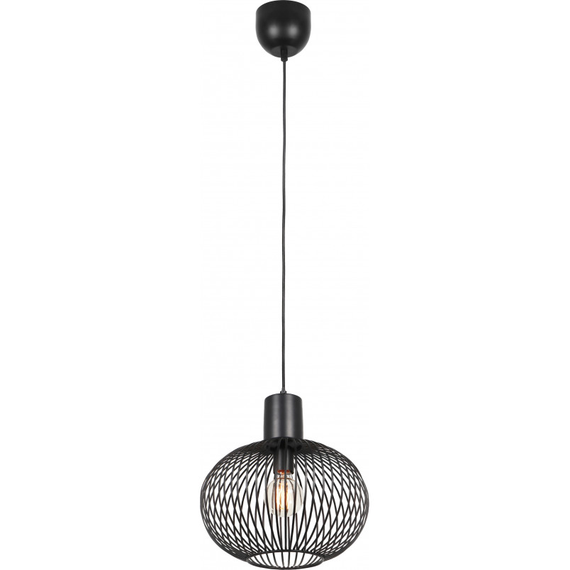 Lampa wisząca druciana Gila 33cm czarny mat Trio