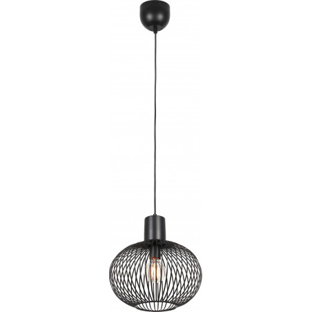 Lampa wisząca druciana Gila 33cm czarny mat Trio