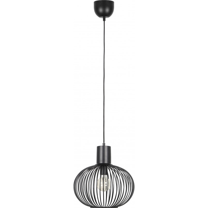 Lampa wisząca druciana Gila 33cm czarny mat Trio