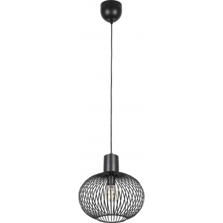 Lampa wisząca druciana Gila 33cm czarny mat Trio