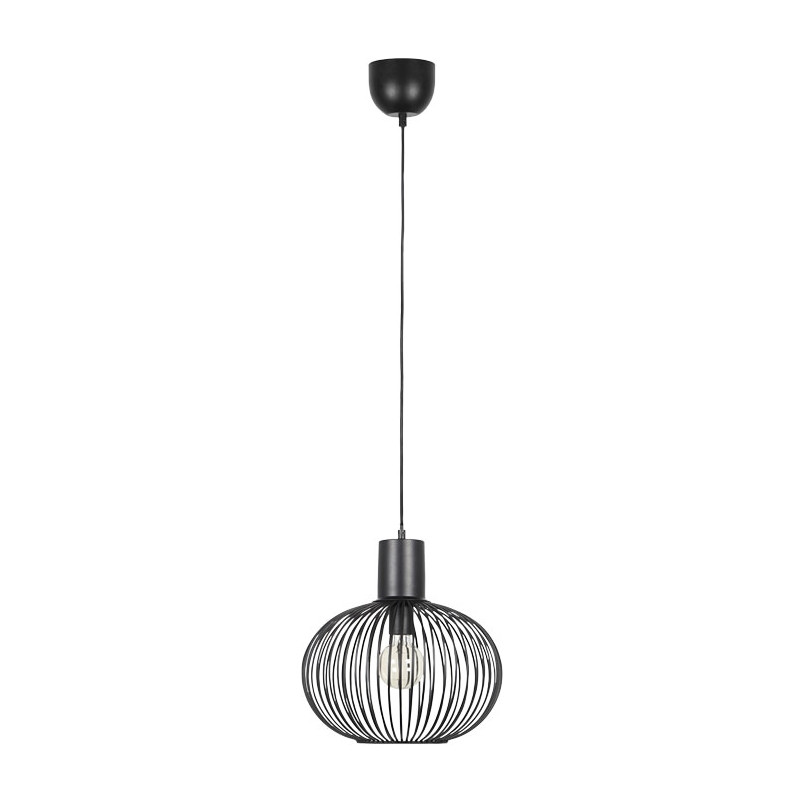 Lampa wisząca druciana Gila 33cm czarny mat Trio