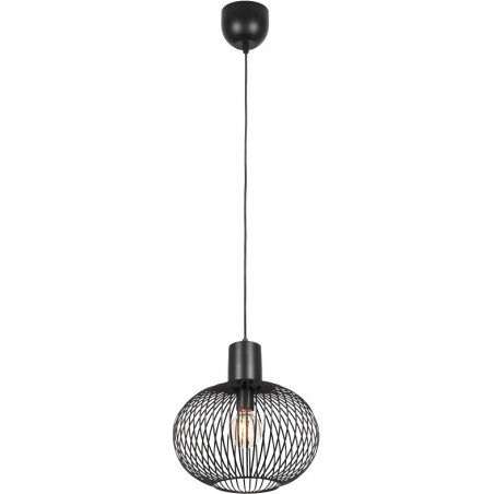 Lampa wisząca druciana Gila 33cm czarny mat Trio
