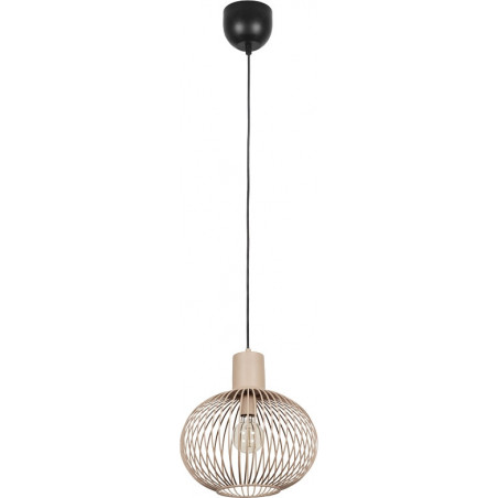 Lampa wisząca druciana Gila 33cm piaskowa Trio
