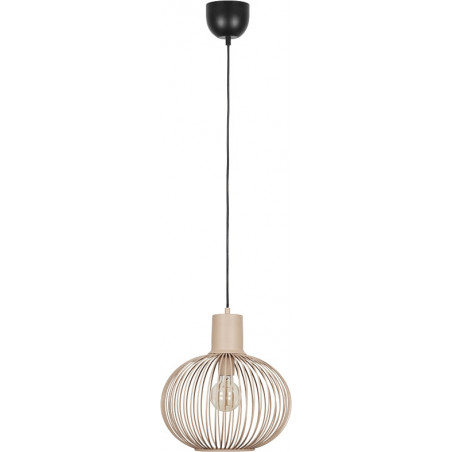 Lampa wisząca druciana Gila 33cm piaskowa Trio